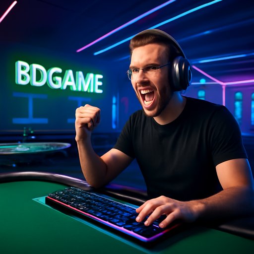 BDGame লাইভ টেবিলের সবুজ ফেল্ট দৃশ্য